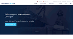 Desktop Screenshot of genexis.de