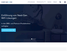 Tablet Screenshot of genexis.de