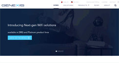 Desktop Screenshot of genexis.eu
