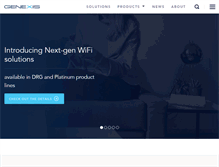 Tablet Screenshot of genexis.eu